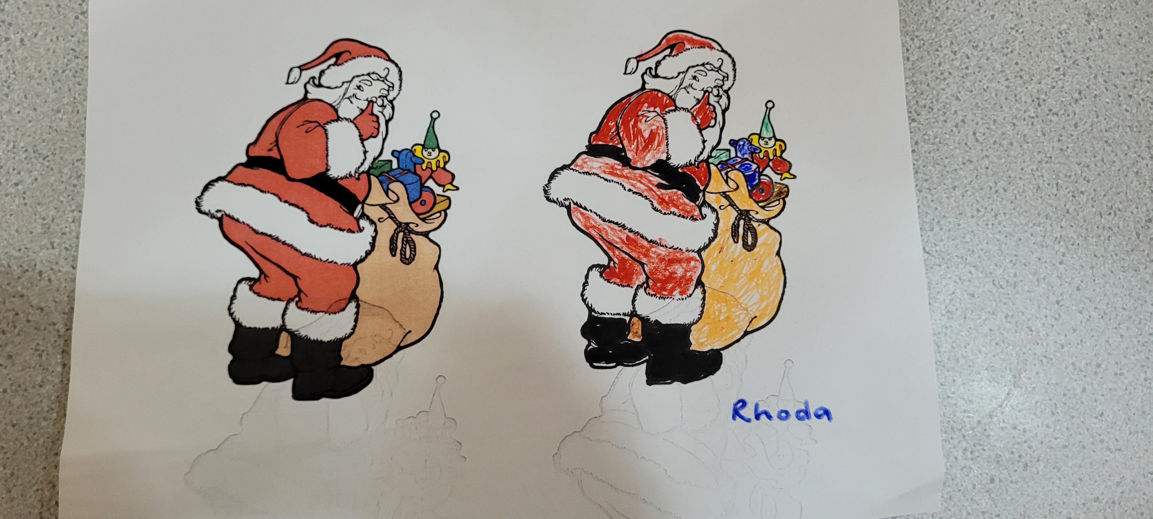 Rhoda's santa