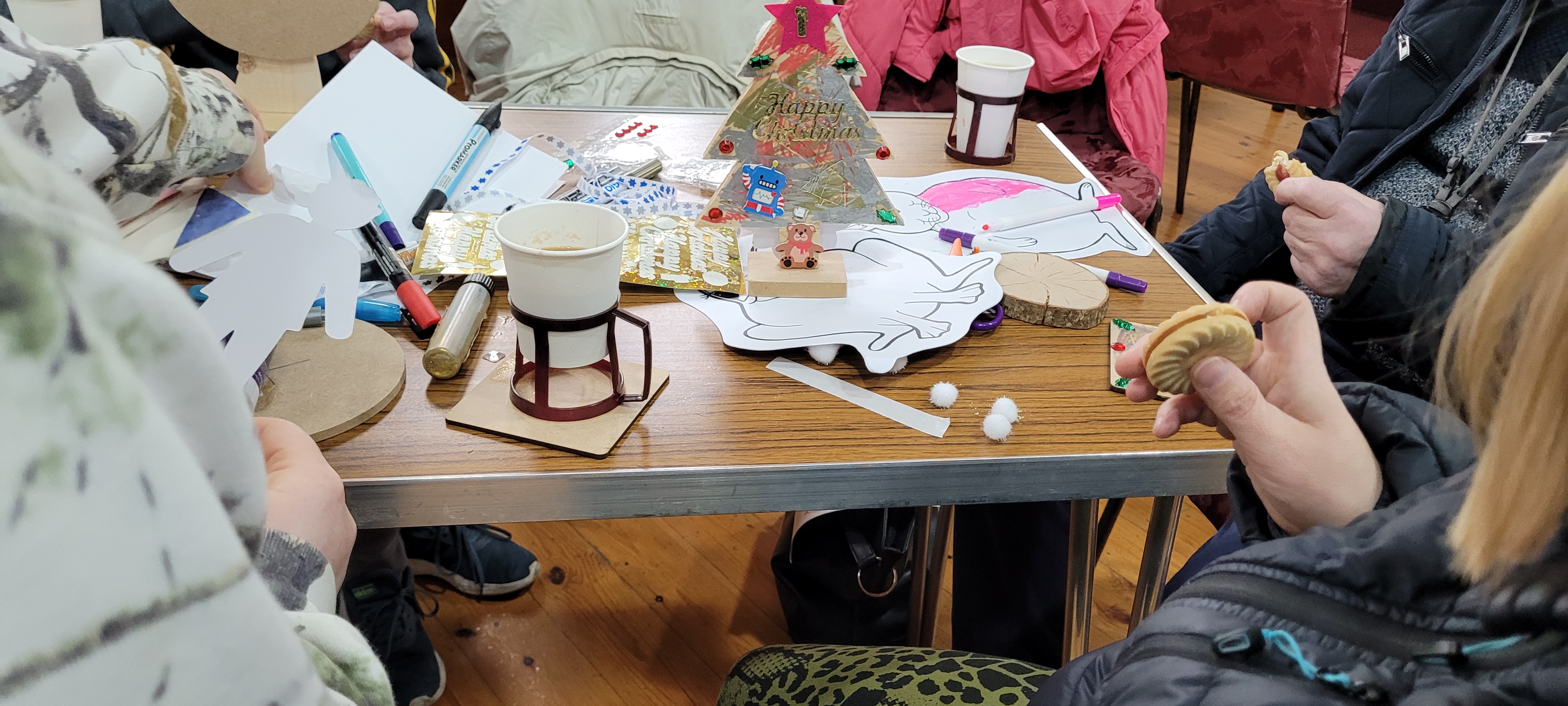 YAM craft day scene